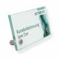 Preview: Tischschild Tischaufsteller aus Glas Vitrum T 200 100 mm